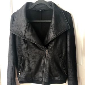 Dance&Marvel (faux leather) woven Moto Jacket